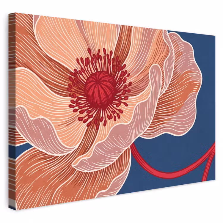Buiten canvas - Bloemen - Modern - Abstract — 1
