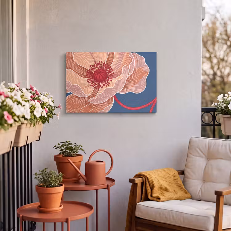 Buiten canvas - Bloemen - Modern - Abstract — 3