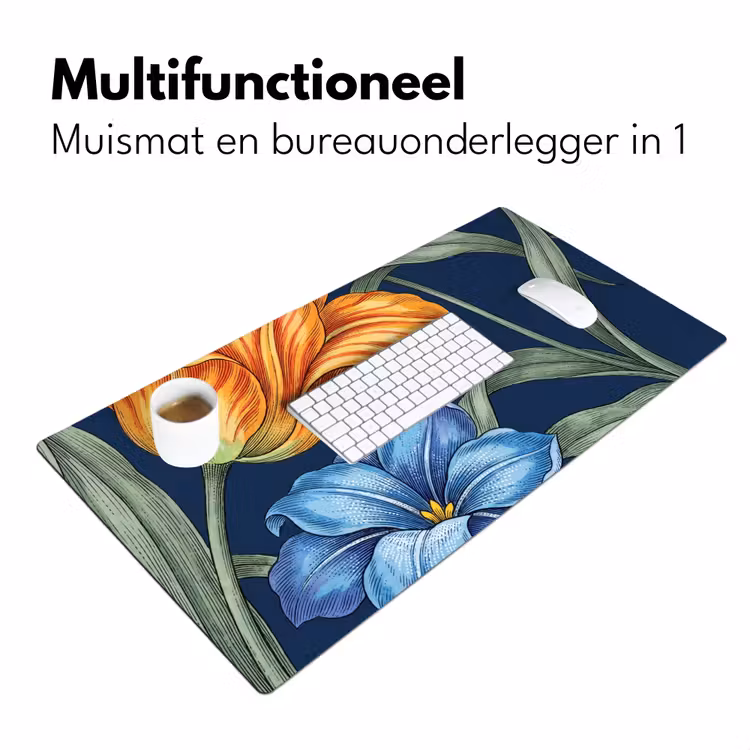 Bureau onderlegger - Bloemen - Botanisch - Patroon — 7