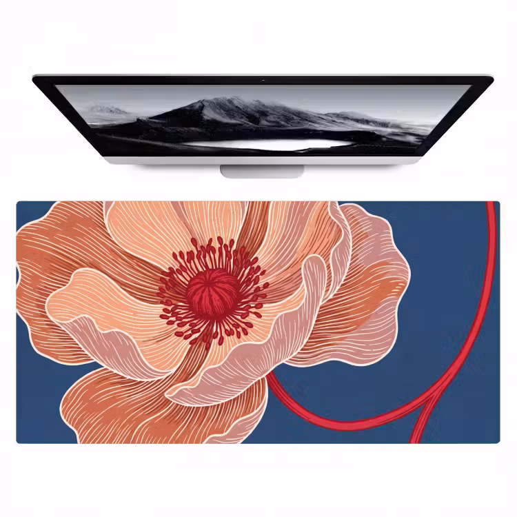 Bureau onderlegger - Bloemen - Modern - Abstract — 1