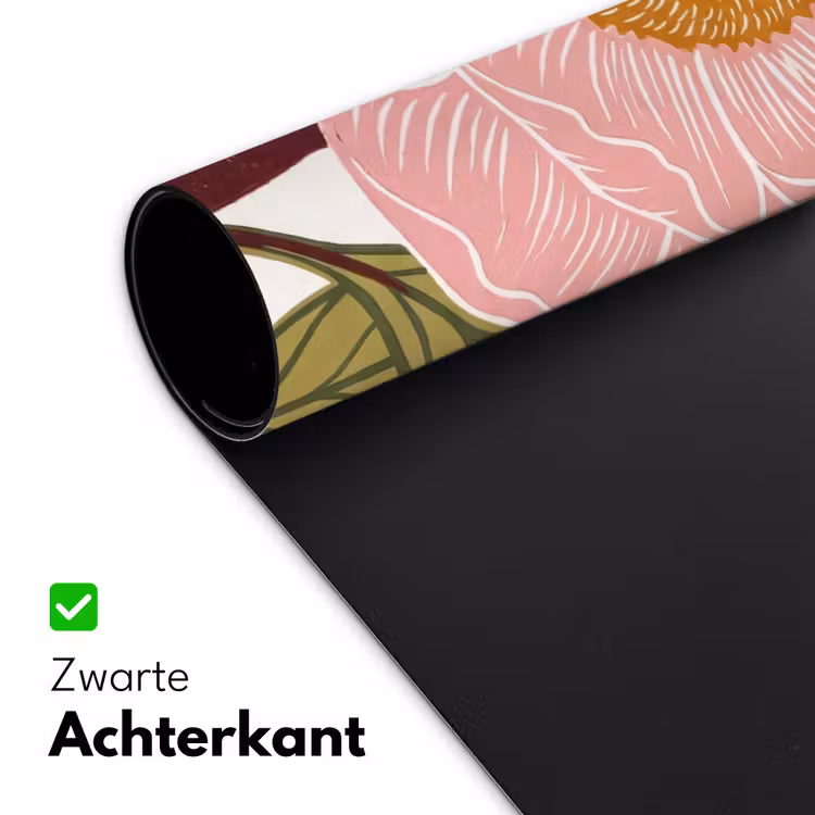 Bureau onderlegger - Bloemen - Roze - Illustratie — 5