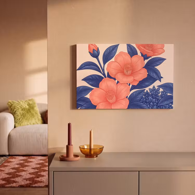 Canvas schilderij - Bloemen - Bladeren - Botanisch — 1