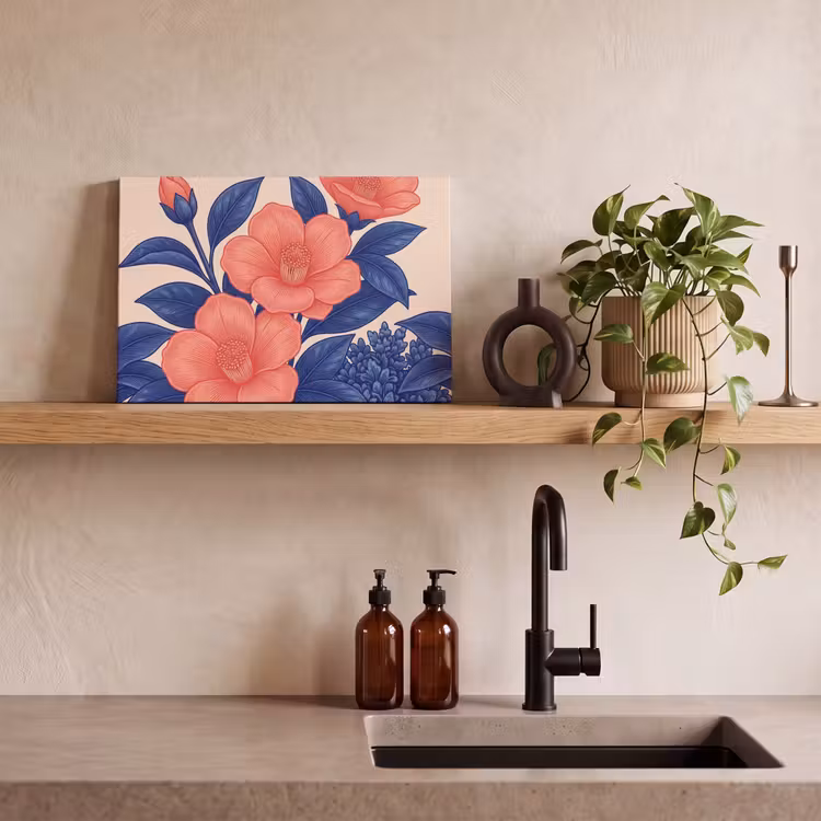 Canvas schilderij - Bloemen - Bladeren - Botanisch — 3