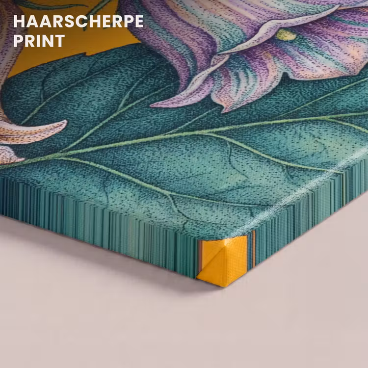 Canvas schilderij - Bloemen - Botanisch - Geel — 4