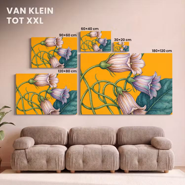 Canvas schilderij - Bloemen - Botanisch - Geel — 7