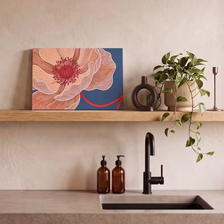 Canvas schilderij - Bloemen - Modern - Abstract — 3