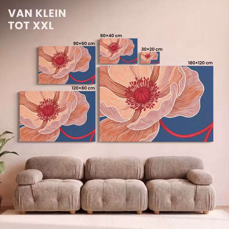 Canvas schilderij - Bloemen - Modern - Abstract — 7