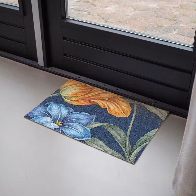 Deurmat - Bloemen - Botanisch - Patroon — 2