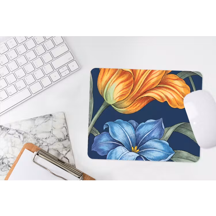Muismat - Bloemen - Botanisch - Patroon — 2