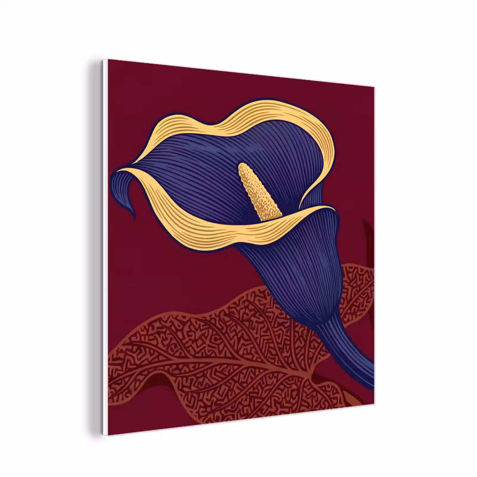 Forex - Bloemen - Modern - Paars — 1