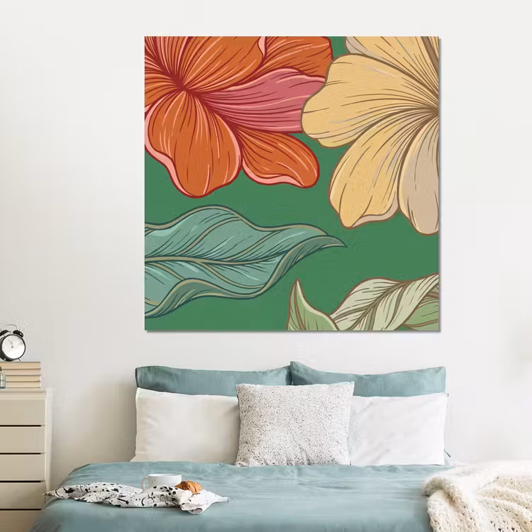 Forex - Bloemen - Groen - Illustratie — 2