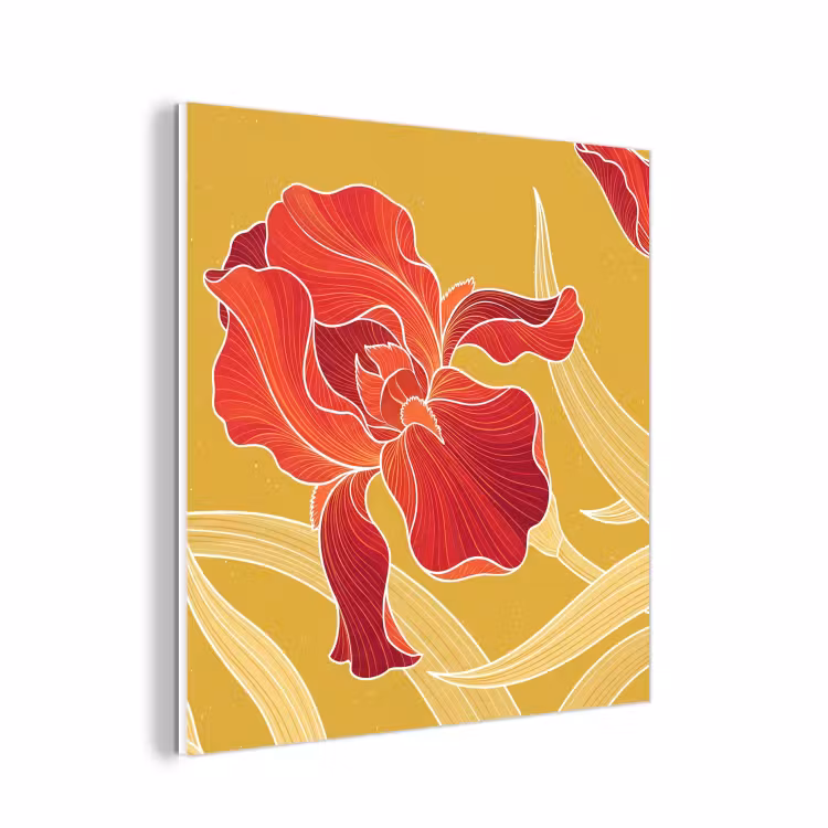 Forex - Bloemen - Illustratie - Rood — 1