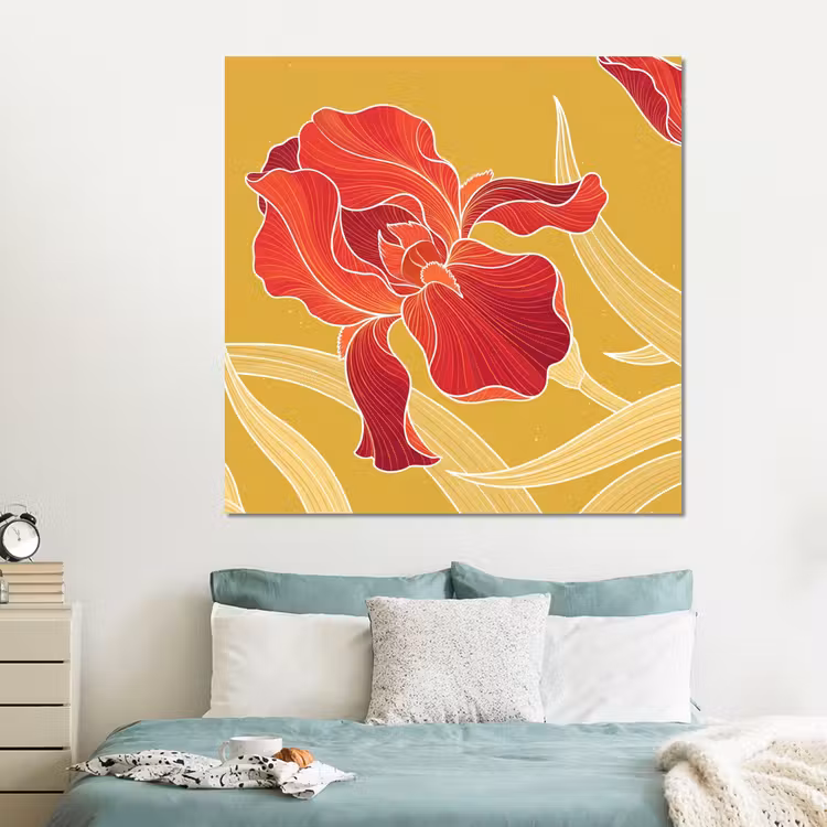 Forex - Bloemen - Illustratie - Rood — 2