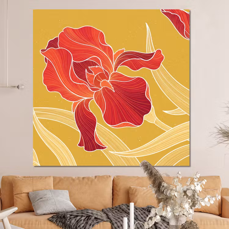 Forex - Bloemen - Illustratie - Rood — 4