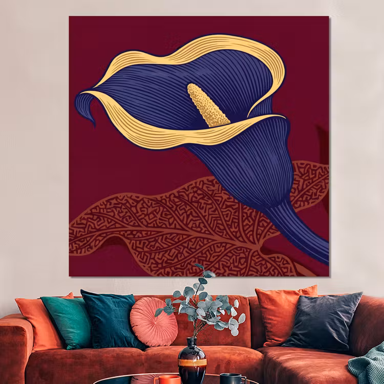 Forex - Bloemen - Modern - Paars — 3