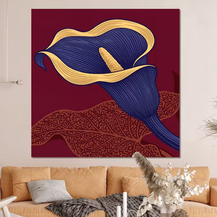 Forex - Bloemen - Modern - Paars — 4