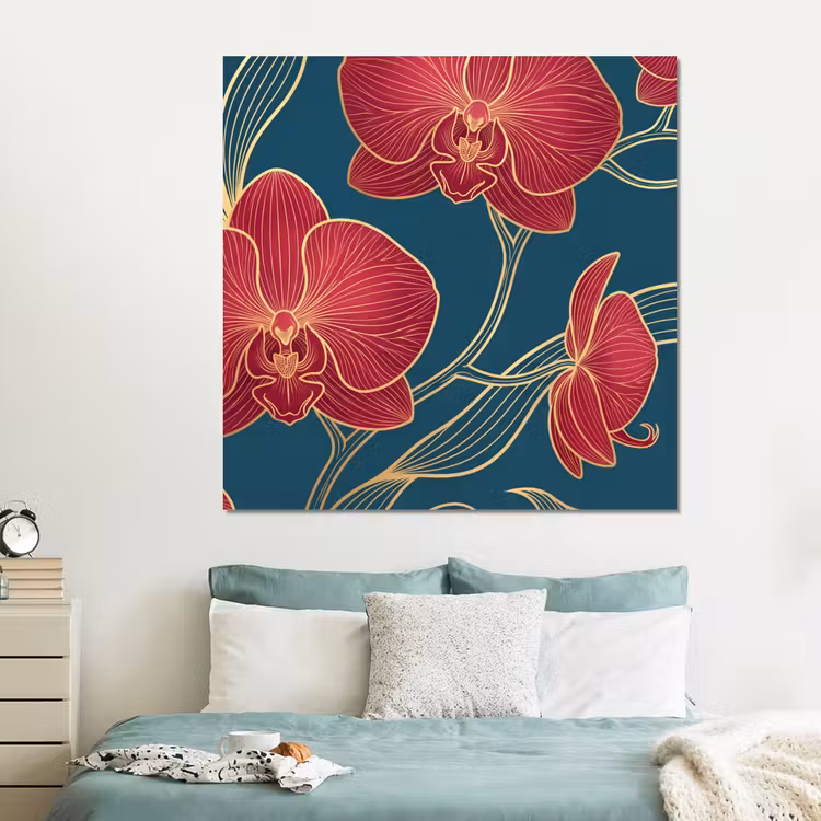 Forex - Bloemen - Rood - Goud — 2