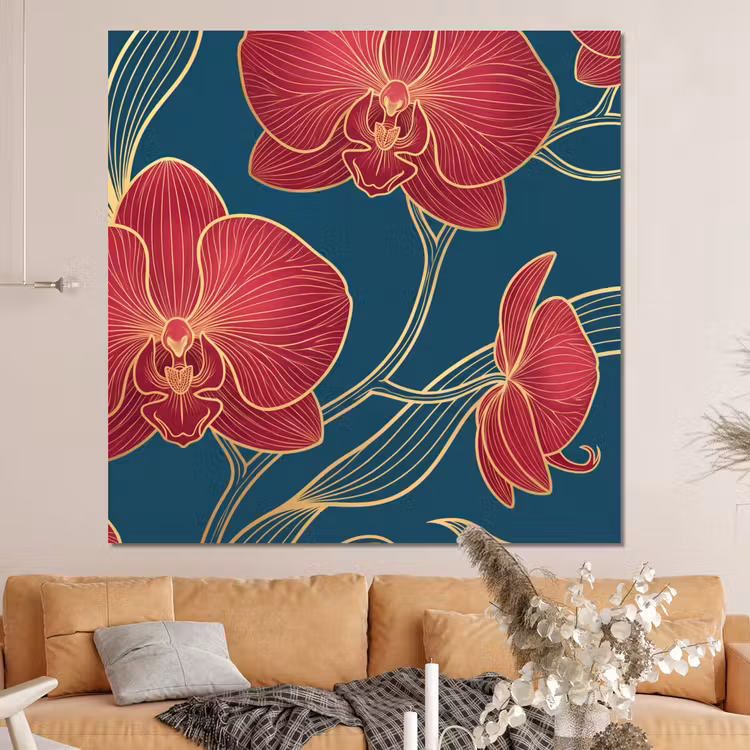 Forex - Bloemen - Rood - Goud — 4