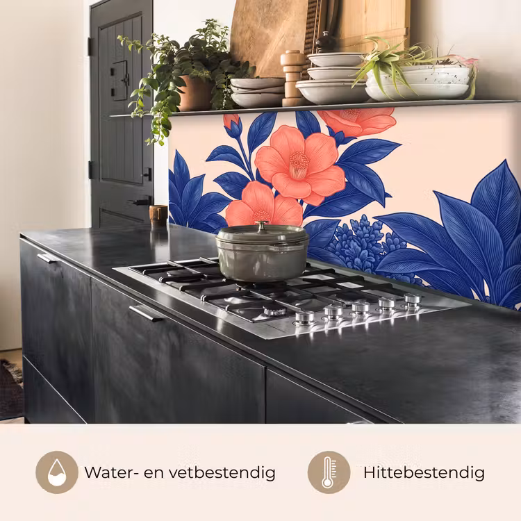 Keuken achterwand - Bloemen - Bladeren - Botanisch — 3