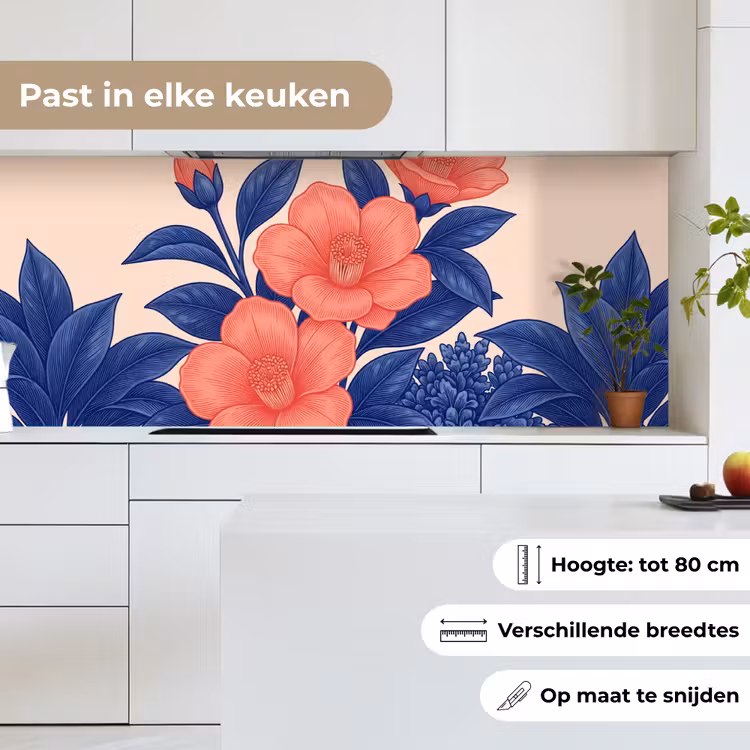 Keuken achterwand - Bloemen - Bladeren - Botanisch — 4