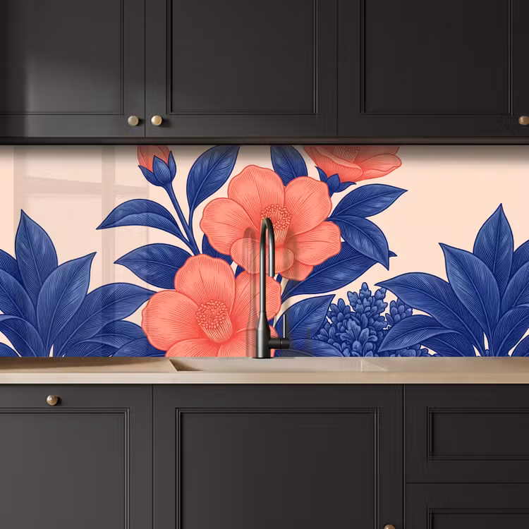 Keuken achterwand - Bloemen - Bladeren - Botanisch — 6