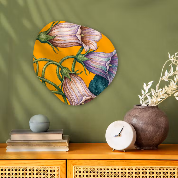 Organisch schilderij - Forex - Bloemen - Botanisch - Geel — 2