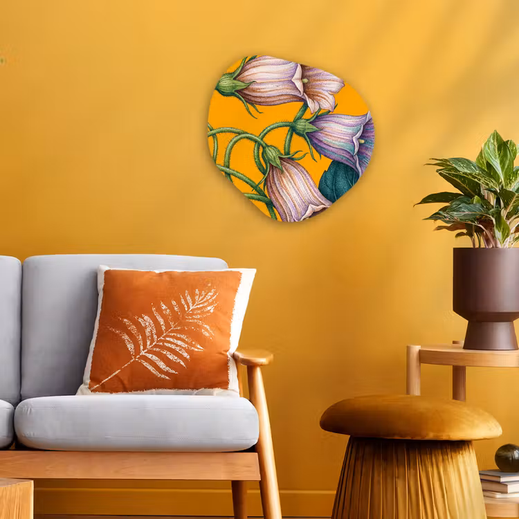Organisch schilderij - Forex - Bloemen - Botanisch - Geel — 3