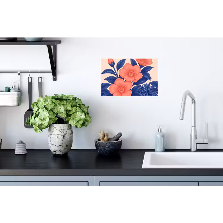 Muursticker - Bloemen - Bladeren - Botanisch — 2