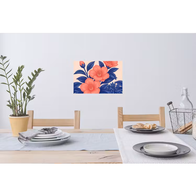 Muursticker - Bloemen - Bladeren - Botanisch — 3