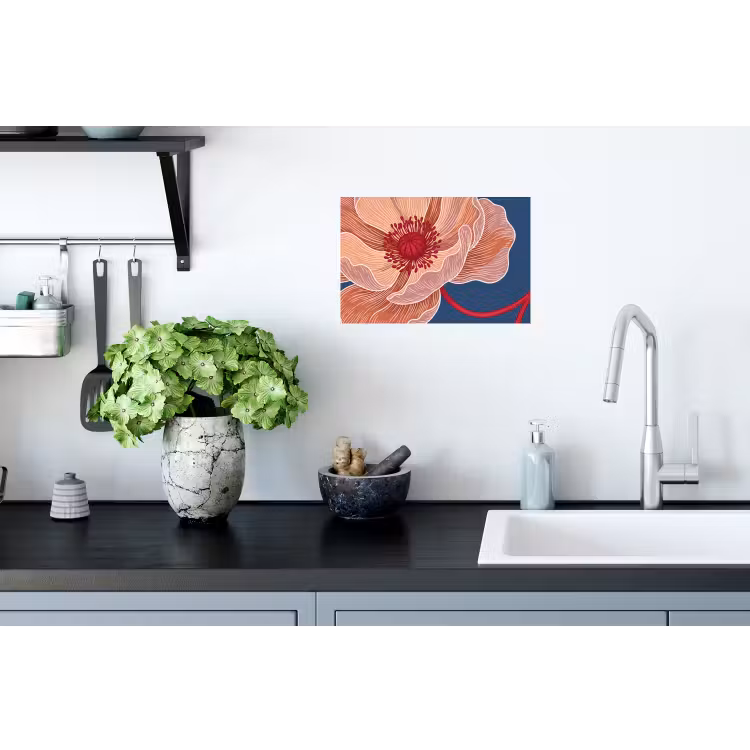 Muursticker - Bloemen - Modern - Abstract — 2