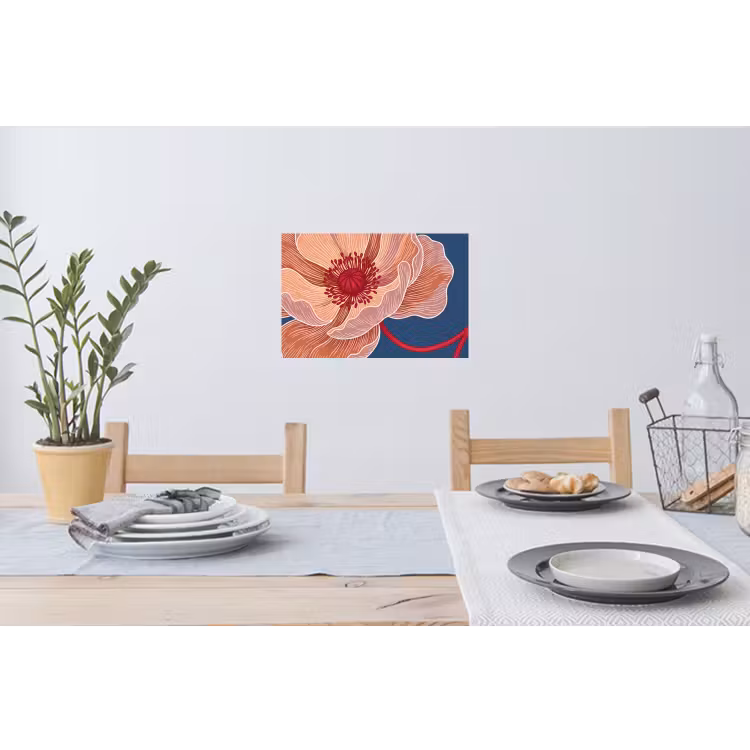 Muursticker - Bloemen - Modern - Abstract — 3