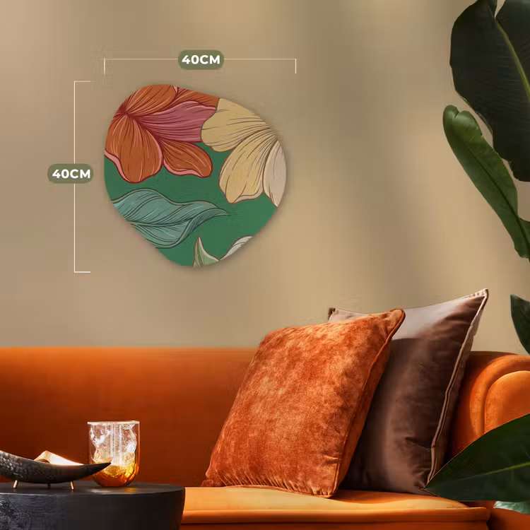 Organisch schilderij - Forex - Bloemen - Groen - Illustratie — 4