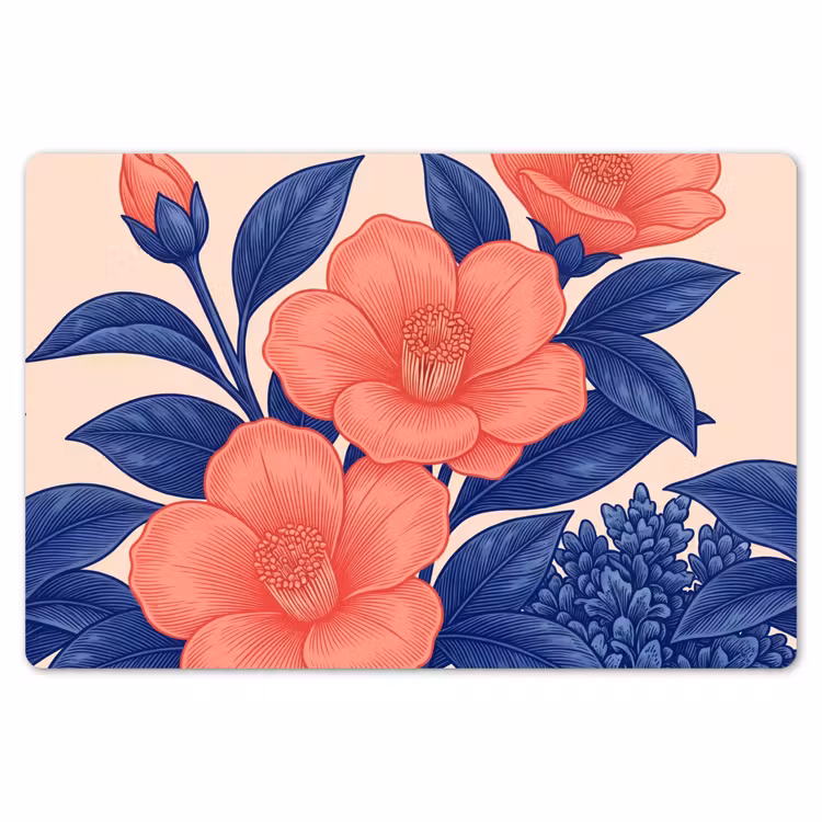 Placemat - 6 stuks - Bloemen - Bladeren - Botanisch — 7