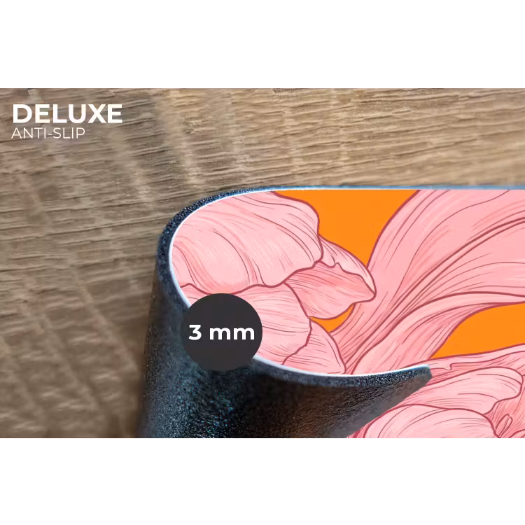Placemat - 6 stuks - Roze bloemen - Modern — 4