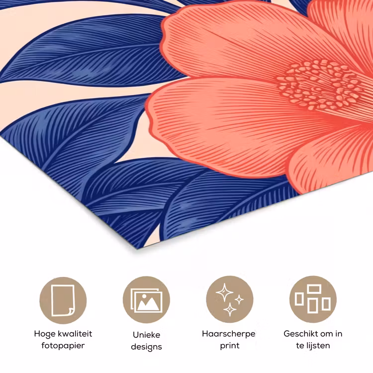 Poster - Bloemen - Bladeren - Botanisch — 5