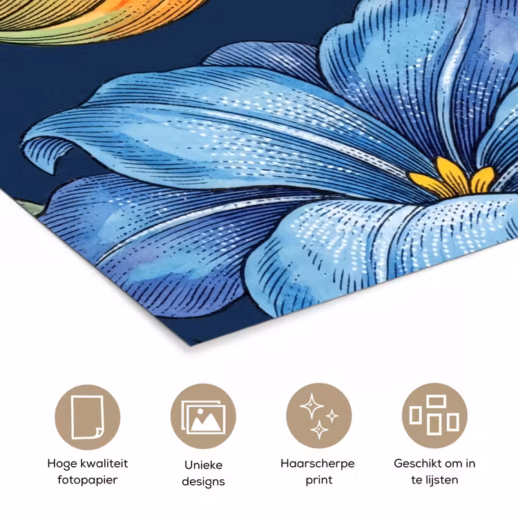 Poster - Bloemen - Botanisch - Patroon — 5