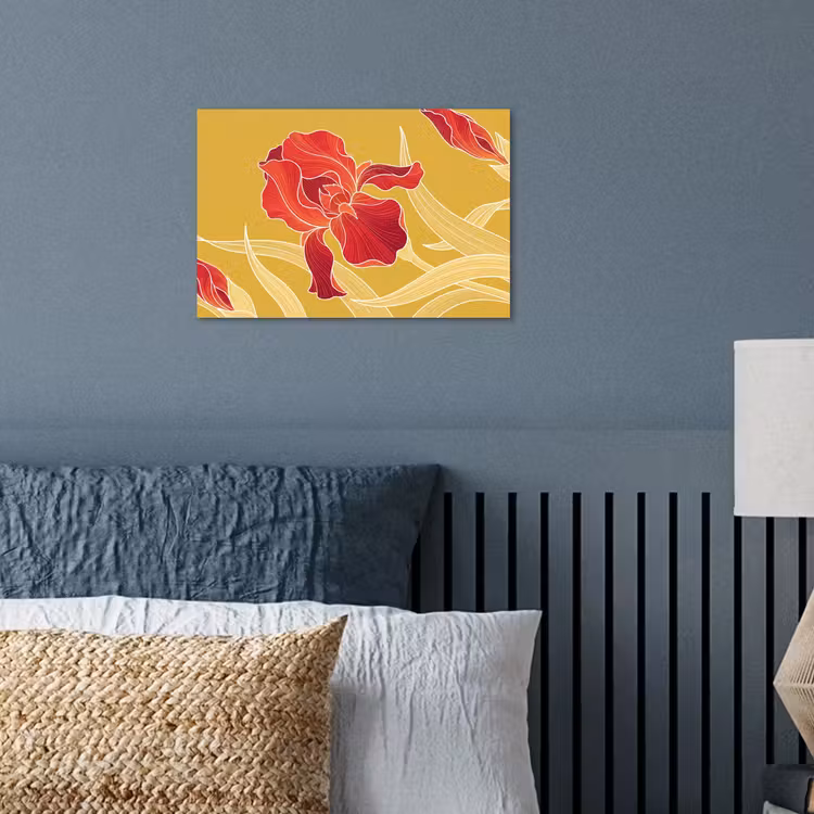 Poster - Bloemen - Illustratie - Rood — 3