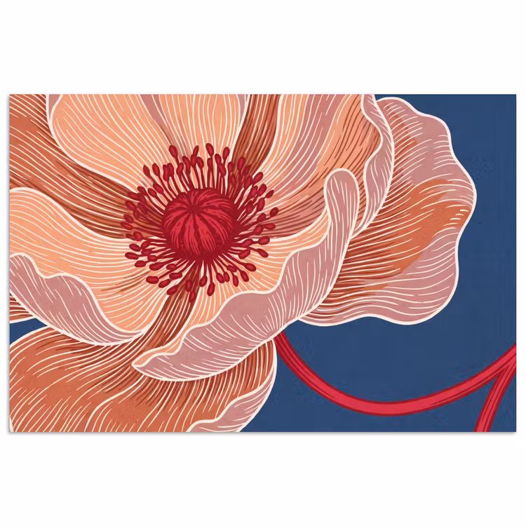Poster - Bloemen - Modern - Abstract — 1