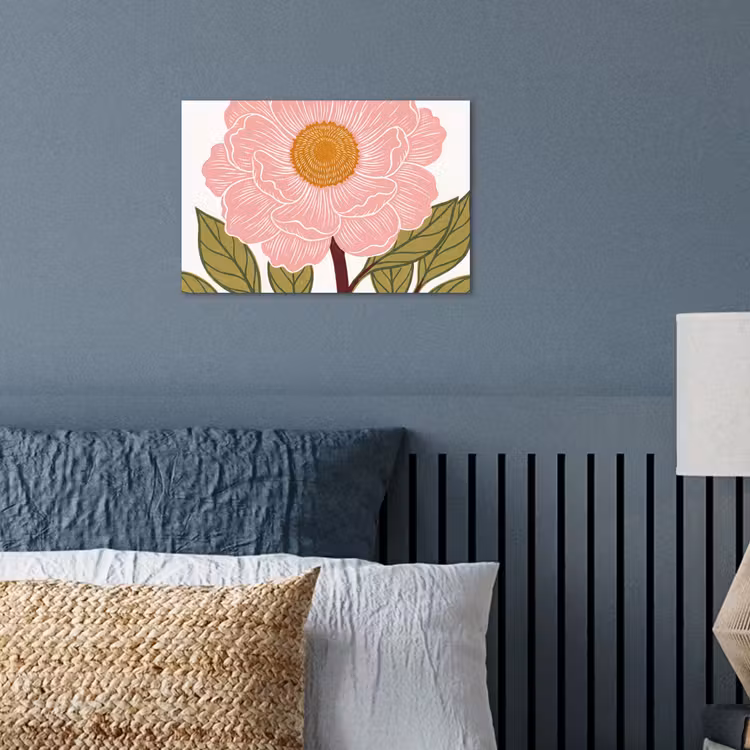 Poster - Bloemen - Roze - Illustratie — 3