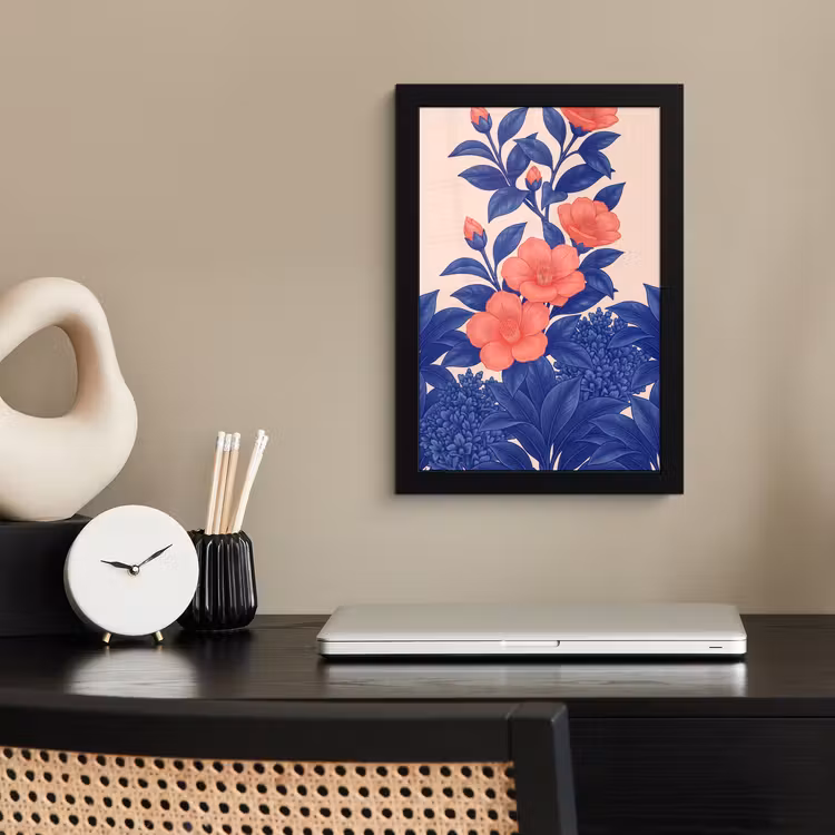 Poster met lijst - Bloemen - Bladeren - Botanisch — 2