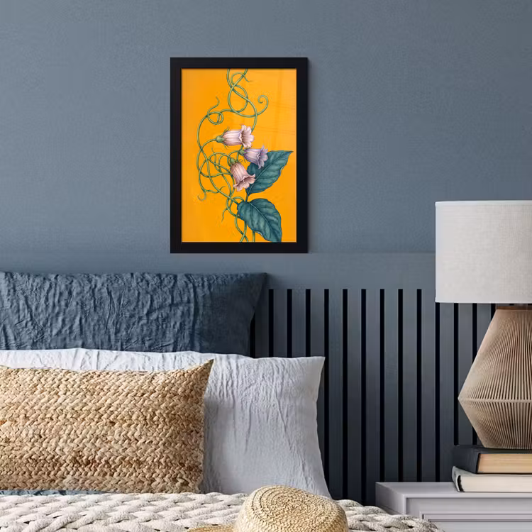 Poster met lijst - Bloemen - Botanisch - Geel — 3