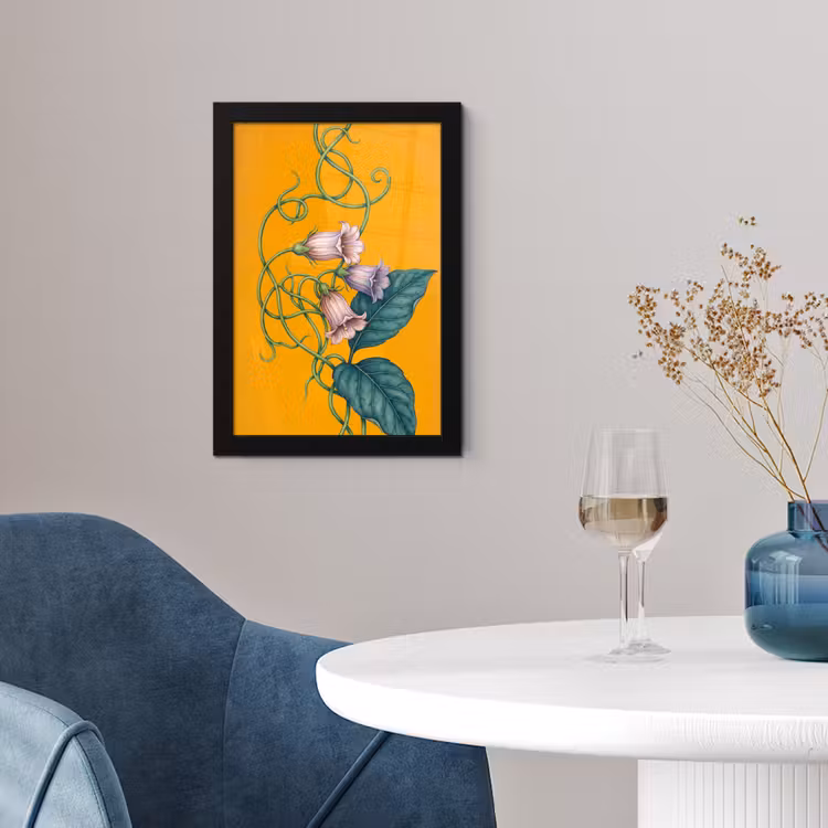 Poster met lijst - Bloemen - Botanisch - Geel — 4