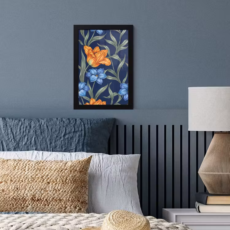 Poster met lijst - Bloemen - Botanisch - Patroon — 3