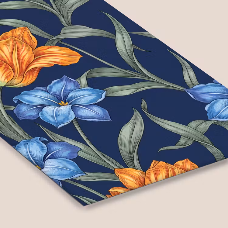 Poster met lijst - Bloemen - Botanisch - Patroon — 7