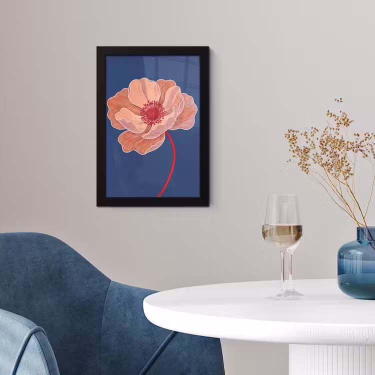 Poster met lijst - Bloemen - Modern - Abstract — 4