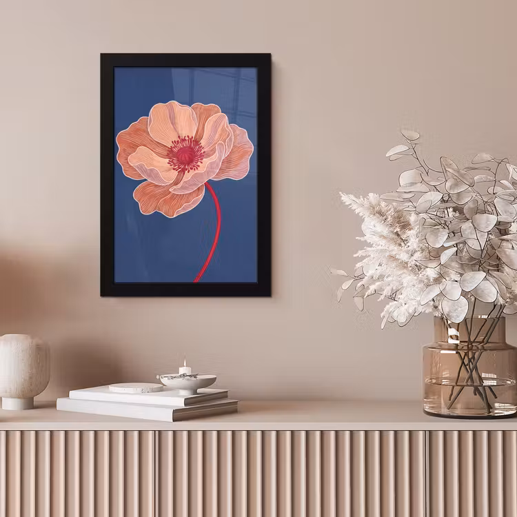 Poster met lijst - Bloemen - Modern - Abstract — 5