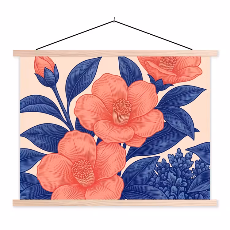 Schoolplaat - Bloemen - Bladeren - Botanisch — 1