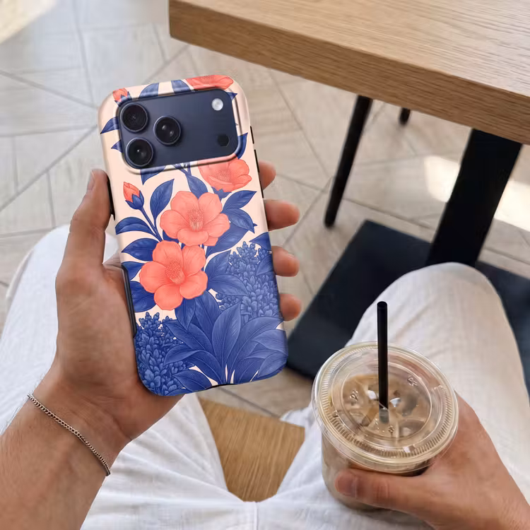 Telefoonhoesje Toughcase - Bloemen - Bladeren - Botanisch — 4