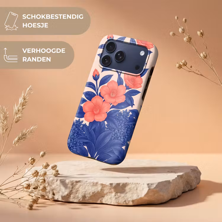 Telefoonhoesje Toughcase - Bloemen - Bladeren - Botanisch — 5