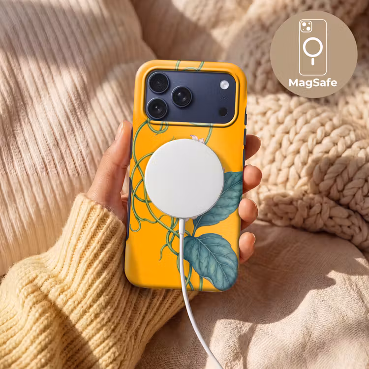 Telefoonhoesje Toughcase - Bloemen - Botanisch - Geel — 8